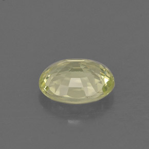 Chrysoberyl Gemstone in 6.1 x 5.1 mm Size for Sale, Chrysoberyl Stone in Yellow Green Color