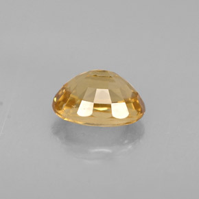 Chrysoberyl Gemstone in 6.2 x 4.9 mm Size for Sale, Chrysoberyl Stone in Yellow Golden Color