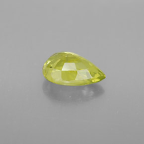 Chrysoberyl Gemstone in 8.2 x 5.5 mm Size for Sale, Chrysoberyl Stone in Greenish Yellow Color