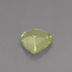 Chrysoberyl Gemstone in 6.6 x 6.4 mm Size for Sale, Chrysoberyl Stone in Golden Green Color