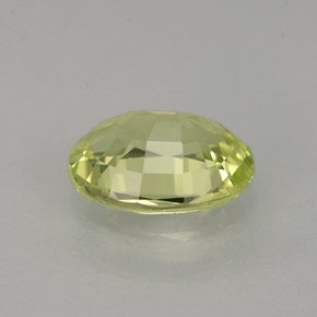 Chrysoberyl Gemstone in 8 x 6 mm (calibrated) Size for Sale, Chrysoberyl Stone in Golden Green Color