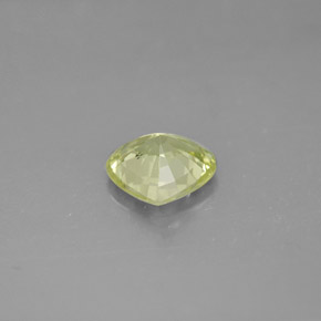 Chrysoberyl Gemstone in 7.3 x 6.6 mm Size for Sale, Chrysoberyl Stone in Greenish Golden Color