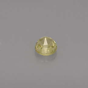 Chrysoberyl Gemstone in 4.3 mm Size for Sale, Chrysoberyl Stone in Greenish Yellow Color