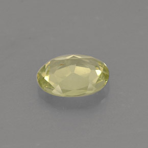Chrysoberyl Gemstone in 5.9 x 4.8 mm Size for Sale, Chrysoberyl Stone in Greenish Yellow Color