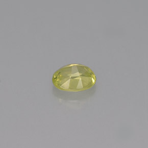 Chrysoberyl Gemstone in 5.1 x 4.1 mm Size for Sale, Chrysoberyl Stone in Greenish Golden Color
