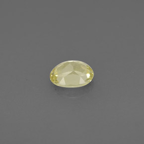 Chrysoberyl Gemstone in 5.1 x 4.3 mm Size for Sale, Chrysoberyl Stone in Greenish Golden Color