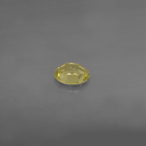 Chrysoberyl Gemstone in 5.1 x 4.3 mm Size for Sale, Chrysoberyl Stone in Green-Yellow Color