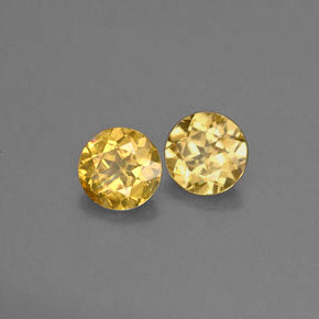 1.43 ct Green Chrysoberyl Stone, Natural Chrysoberyl in Round Facet Shape for Sale