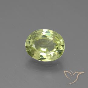 1.27 ct Oval Cut Chrysoberyl, 7.5 x 6.1 mm From Sri Lanka, Photo A