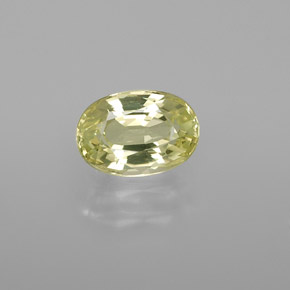 Crisoberilo Amarillo Forma ovalada de 7,2 x 5mm de Sri Lanka, peso de 1.11ct, piedra preciosa No tratado de forma natural en claridad vvs, Crisoberilo de 1 pieza: el color es Amarillo verdoso, dureza Mohs de 8.5 Adecuado para joyas de uso diario, Photo A