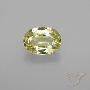 1.14 ct Oval Cut Chrysoberyl, 7.8 x 5.6 mm From Sri Lanka, Photo A