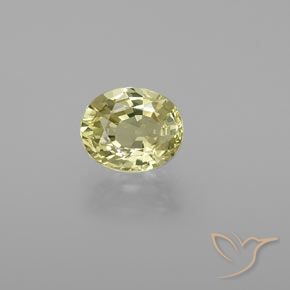 1.12 ct Oval Cut Chrysoberyl, 6.8 x 5.6 mm From Sri Lanka, Photo A