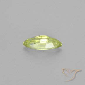 Chrysoberyl Gemstone in 10.5 x 4.9 mm Size for Sale, Chrysoberyl Stone in Lemon Yellow Color