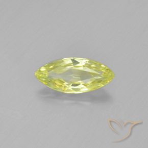 1.46 ct Yellow Chrysoberyl Stone, Natural Chrysoberyl in Marquise Facet Shape for Sale