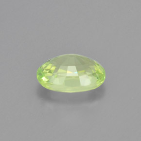 Chrysoberyl Gemstone in 7 x 5 mm (calibrated) Size for Sale, Chrysoberyl Stone in Golden Green Color