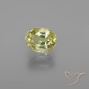1.24 ct Oval Cut Chrysoberyl, 6.9 x 5.3 mm From Sri Lanka, Photo A
