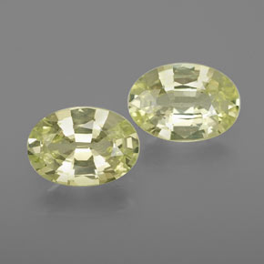 1.1ct Oval Facet Golden Green Chrysoberyl Gem for sale 1.1ct Oval Facet Golden Green Chrysoberyl Gem (ID: 366379)