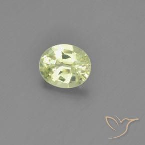 1.04ct Natural Lemon Yellow Chrysoberyl, Oval, VS