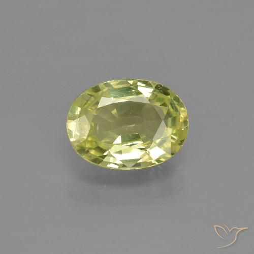 1.2 ct Oval Cut Chrysoberyl, 7.8 x 5.8 mm From Sri Lanka, Photo A