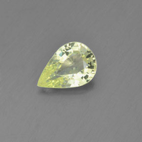 1.4ct Pear Facet Golden Green Chrysoberyl Gem for sale 1.4ct Pear Facet Golden Green Chrysoberyl Gem (ID: 366490)