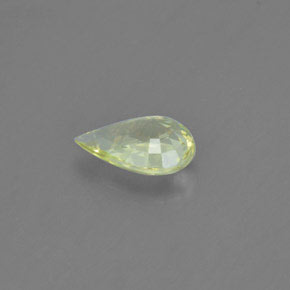 Chrysoberyl Gemstone in 9 x 6 mm (calibrated) Size for Sale, Chrysoberyl Stone in Medium-Light Yellow Color