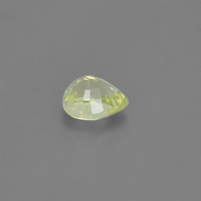 Chrysoberyl Gemstone in 6.9 x 5.9 mm Size for Sale, Chrysoberyl Stone in Golden Green Color