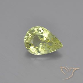 7,6 x 5,6mm Crisoberillo verde Sfaccettatura a pera dallo Sri Lanka, peso di 1,02 ct, pietra preziosa naturale non trattati in purezza VVS, Crisoberillo 1pz - il colore è Caldo terroso verde, durezza Mohs di 8,5 adatto per gioielli da indossare ogni giorno, Photo A