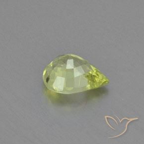 Chrysoberyl Gemstone in 7.5 x 6.1 mm Size for Sale, Chrysoberyl Stone in Yellowish Green Color