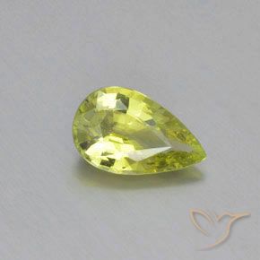 1.03 ct Pear Cut Chrysoberyl, 8.4 x 5.2 mm From Sri Lanka, Photo A