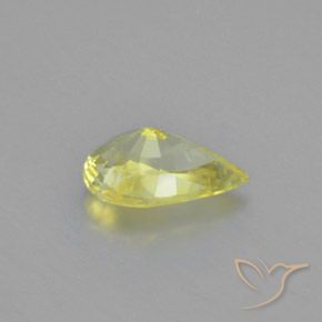 Chrysoberyl Gemstone in 8.6 x 5.7 mm Size for Sale, Chrysoberyl Stone in Lemon Yellow Color