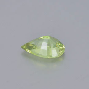 Chrysoberyl Gemstone in 7.6 x 4.9 mm Size for Sale, Chrysoberyl Stone in Light Lime Green Color