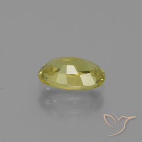 Chrysoberyl Gemstone in 8 x 5 mm (calibrated) Size for Sale, Chrysoberyl Stone in Medium Yellow Color
