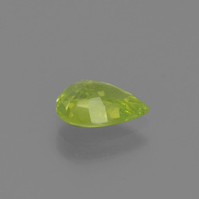 Chrysoberyl Gemstone in 7.7 x 5.6 mm Size for Sale, Chrysoberyl Stone in Golden Green Color