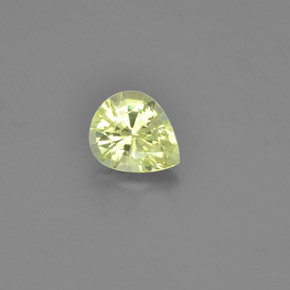 Amarillo claro medio Crisoberilo Gema - 1.1ct Corte en forma de pera (ID: 366667)
