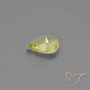 Chrysoberyl Gemstone in 8 x 6 mm (calibrated) Size for Sale, Chrysoberyl Stone in Lemon Yellow Color