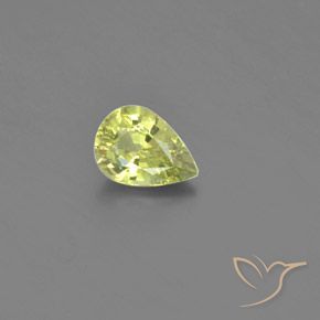 Crisoberillo giallo taglio pera da 0,82 ct dallo Sri Lanka, dimensione 7,1 x 5,1mm, pietra preziosa naturale non trattati , purezza VS, Crisoberillo Sfaccettatura a pera da 1 pz, durezza Mohs di 8,5 adatto per gioielli da indossare ogni giorno, Photo A