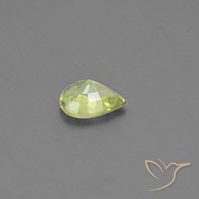 Chrysoberyl Gemstone in 7 x 5 mm (calibrated) Size for Sale, Chrysoberyl Stone in Medium Yellow Color