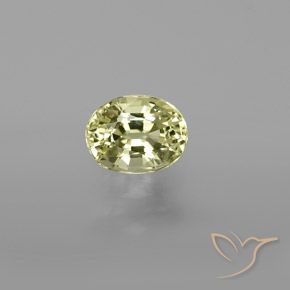 Crisoberilo Amarillo Forma ovalada de 6,6 x 5mm de Sri Lanka, peso de 1.02 ct, piedra preciosa natural No tratado en claridad vvs, Crisoberilo de 1 pieza - Color: Amarillo claro, dureza Mohs de 8.5 Adecuado para joyas de uso diario, Photo A