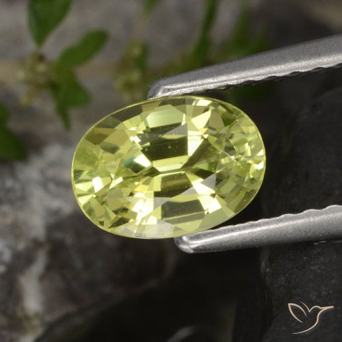 7 x 5mm Crisoberillo giallo taglio ovale dallo Sri Lanka, peso di 0,98 ct, pietra preziosa naturale non trattati in purezza VVS, 1 pezzo Crisoberillo Ovale sfaccettato - Colore: Giallo medio, durezza Mohs di 8,5 adatto per gioielli da indossare ogni giorno , Photo A
