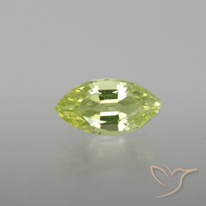 0.97ct Natural Light Lemon Yellow Chrysoberyl, Marquise, VVS-VS