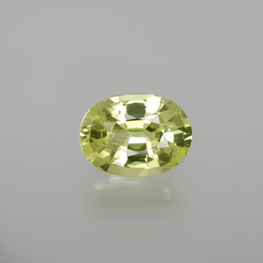 Crisoberilo Verde Forma ovalada de 7,5 x 5,5mm de Sri Lanka, peso de 1.22 ct, piedra preciosa natural No tratado en claridad vvs, Crisoberilo de 1 pieza - Color: Verde claro, dureza Mohs de 8.5 Adecuado para joyas de uso diario, Photo A