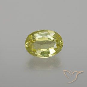 1.20ct Natural Medium Yellow Chrysoberyl, Oval, VS