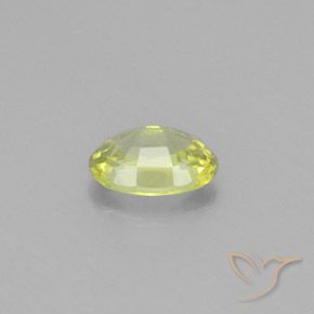 Chrysoberyl Gemstone in 7 x 5 mm (calibrated) Size for Sale, Chrysoberyl Stone in Light Yellow Color