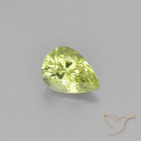 1.07ct Natural Light Yellow Chrysoberyl, Pear Shape, VVS