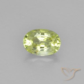 1.25 ct Oval Cut Chrysoberyl, 7.6 x 5.4 mm From Sri Lanka, Photo A