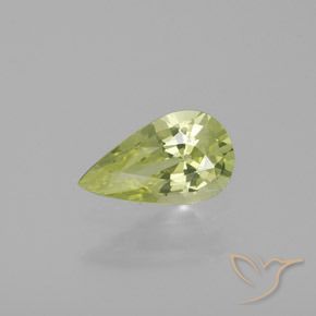 1.21 ct Pear Cut Chrysoberyl, 9.4 x 5.5 mm From Sri Lanka, Photo A