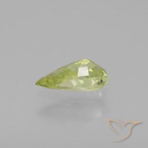 Chrysoberyl Gemstone in 9.4 x 5.5 mm Size for Sale, Chrysoberyl Stone in Light Yellow Color