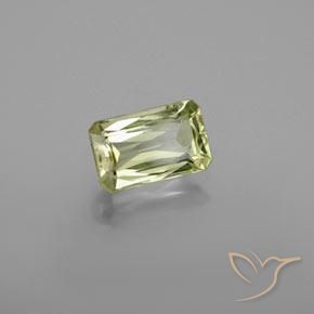 1.44 ct Green Chrysoberyl Stone, Natural Chrysoberyl in Octagon / Scissor Cut Shape for Sale