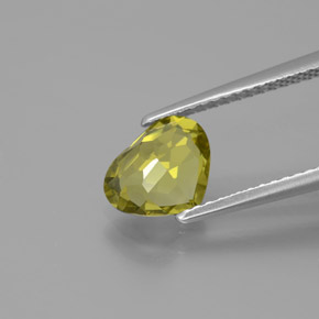Chrysoberyl Gemstone in 8.4 x 6.5 mm Size for Sale, Chrysoberyl Stone in Greenish Golden Color