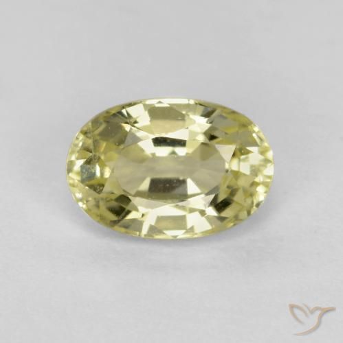 Crisoberilo Amarillo Ovalada de 6 x 4,1mm de Sri Lanka, peso de 0.64 ct, piedra preciosa natural No tratado en vvs Clarity, Crisoberilo Forma ovalada de 1 pieza - Color: Amarillo medio, dureza Mohs de 8.5 Adecuado para joyas de uso diario, Photo A